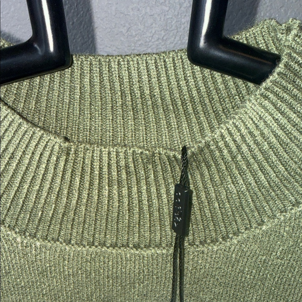 Zeagoo Sea Floral Green Sweater - Picture 6 of 10
